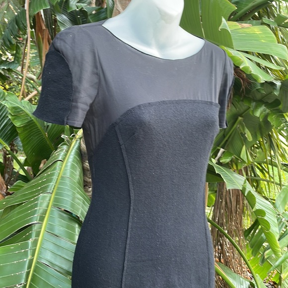 La Perla felted wool illusion dress - Picture 1 of 10